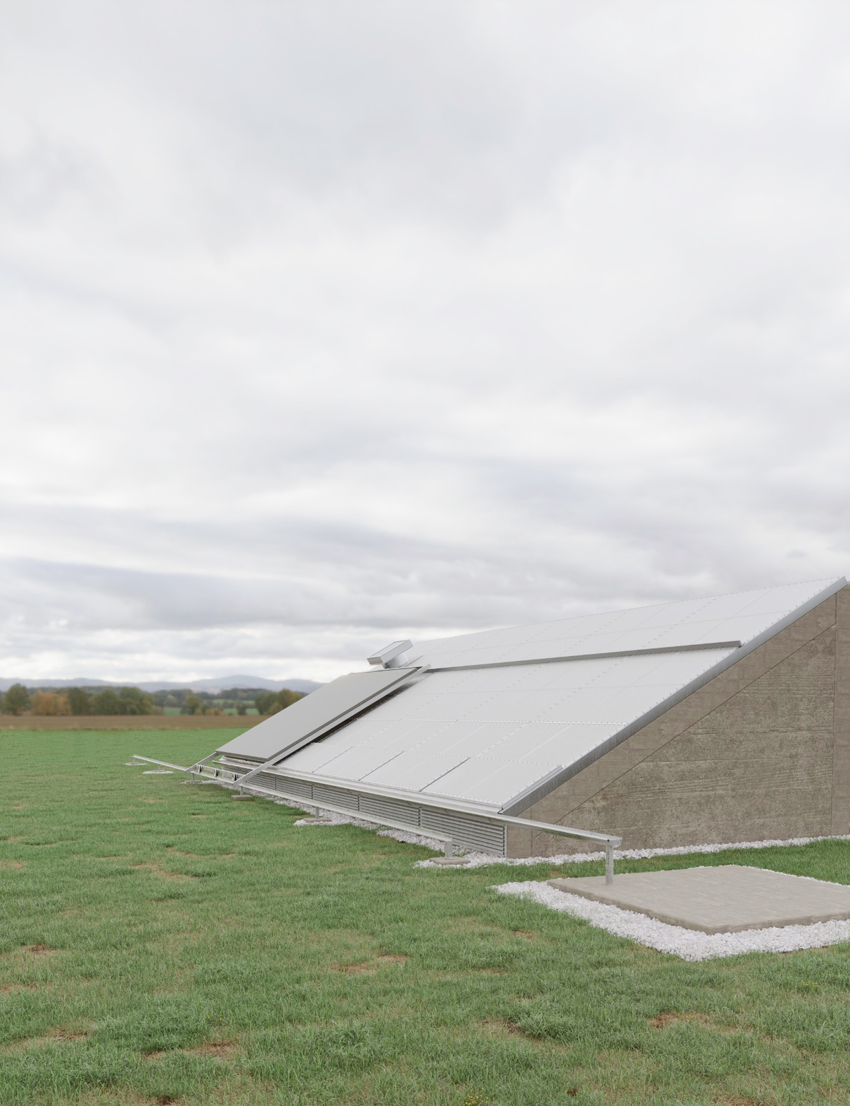 Monopitch shell